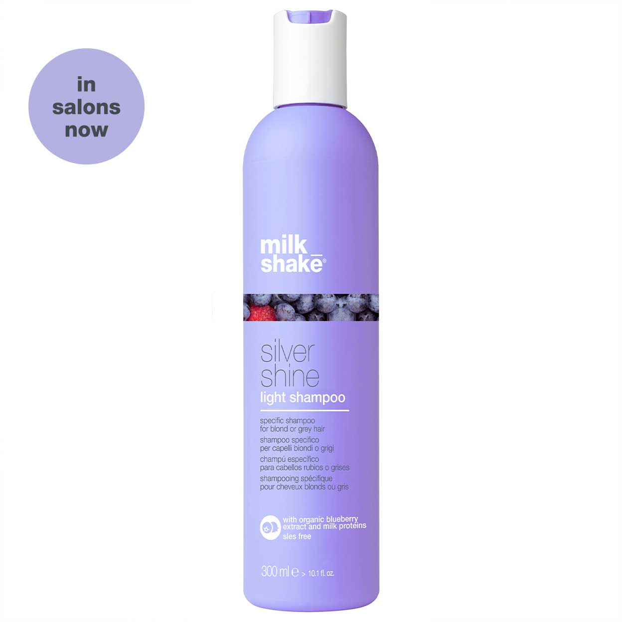 silver shine light shampoo – Milkshake USA