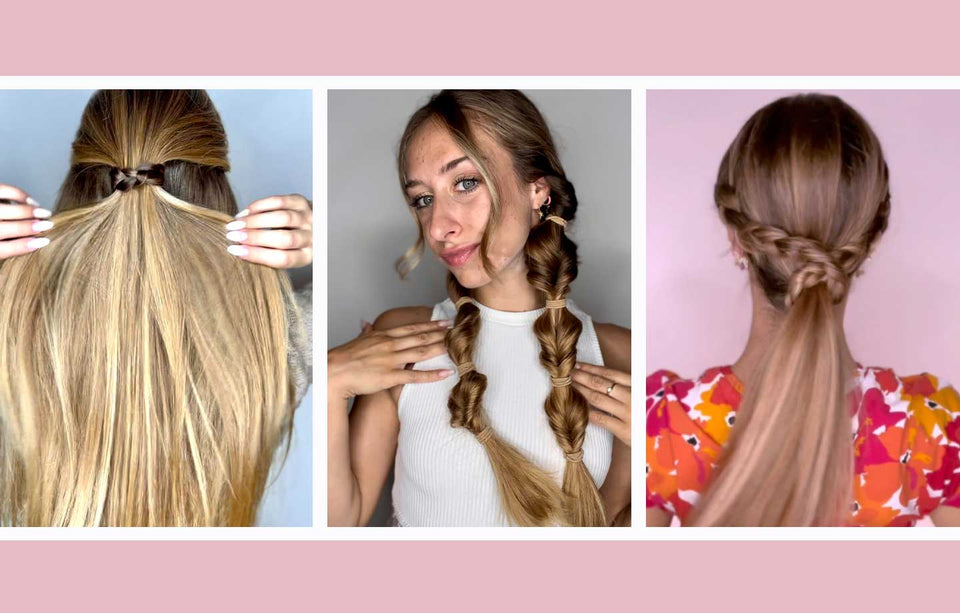3 super simple (& glam!) holiday hairstyles