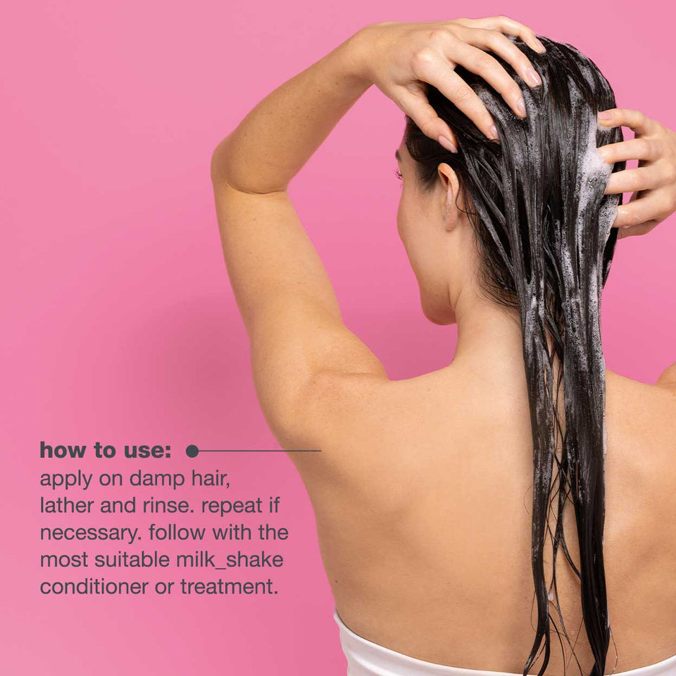 milk-shake-color-maintainer-shampoo-flower-use