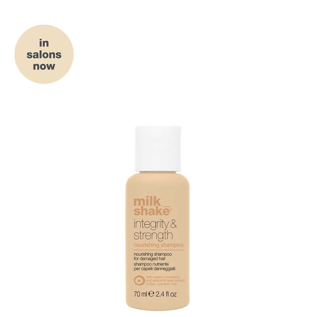 integrity & strength nourishing shampoo | 70ml – Milkshake USA