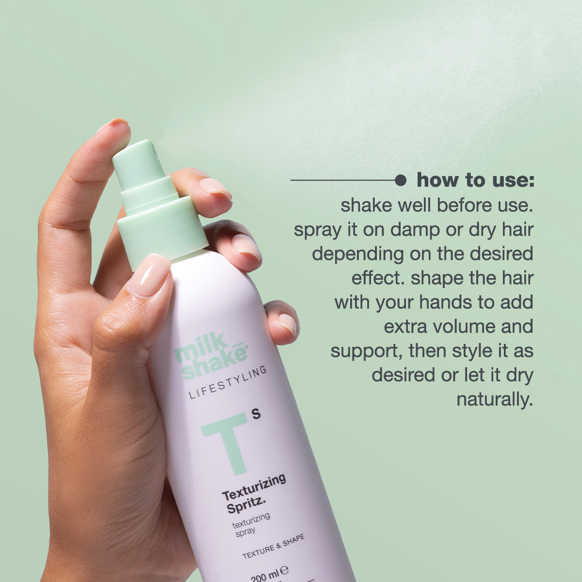 スタイリング剤 iRiS PREMIUM milk*3 texturizing spritz – Milkshake USA