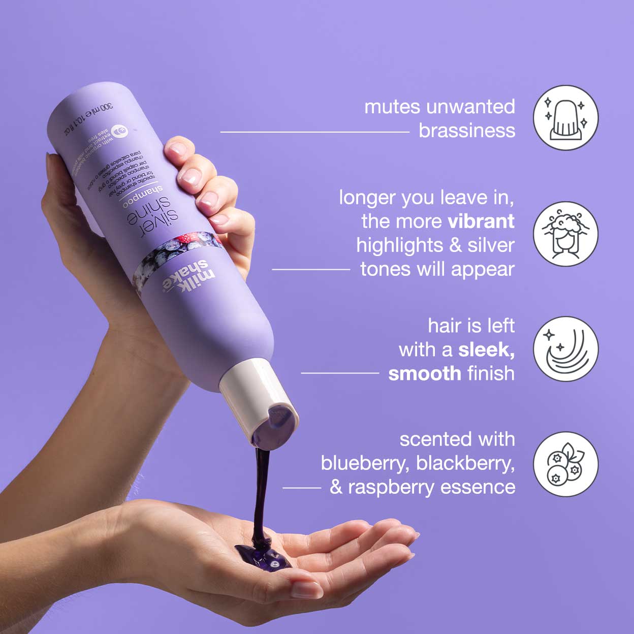 silver shine shampoo – Milkshake USA