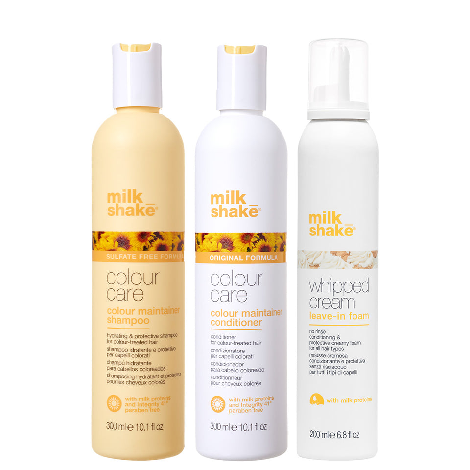 color care & whipped cream
